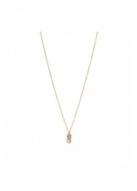 Collana Alisia dorata con perla e zircone bianco AL5568.01.000