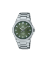 Casio EFR-S108D-3AVUEF – vista frontale dell’orologio in acciaio con quadrante verde