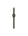 Casio F-91WF-3AEF verde, vista completa con cinturino aperto e fibbia argentata