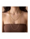 Collana Etrusca Gioielli WSET01020.YG dorata indossata