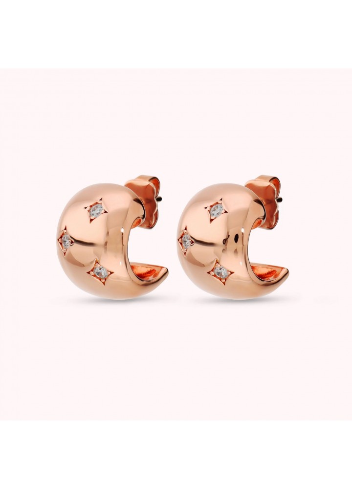 Orecchini Bronzallure Altissima Étoile WSBZ02734.WR, oro rosa e cubic zirconia bianche - vista principale