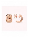Orecchini Bronzallure Altissima Étoile WSBZ02734.WR, oro rosa e cubic zirconia bianche - dettaglio