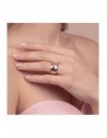 Anello Bronzallure Altissima Étoile WSBZ02733.WR, misura 18, oro rosa e cubic zirconia bianche - indossato